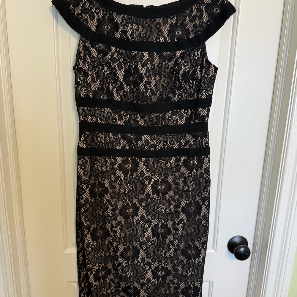 Elegant Black Lace Dress
